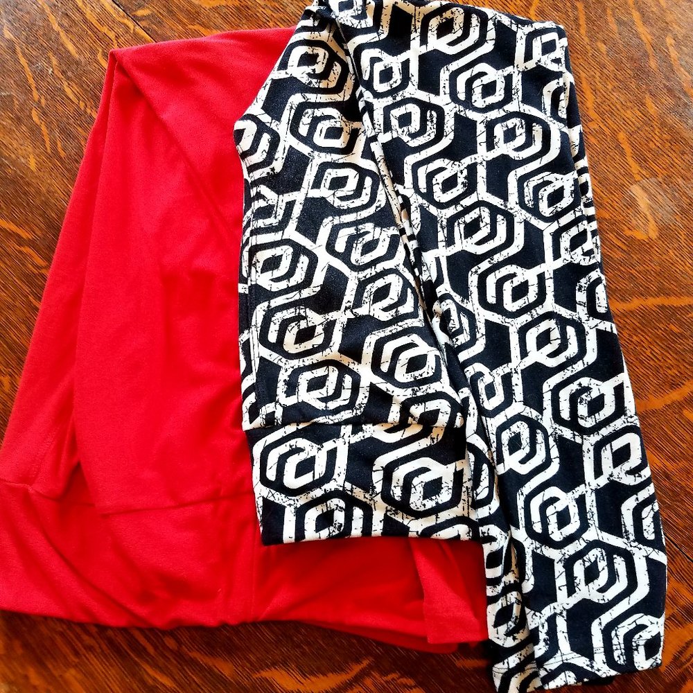 2 pair LuLaRoe leggings OS womens